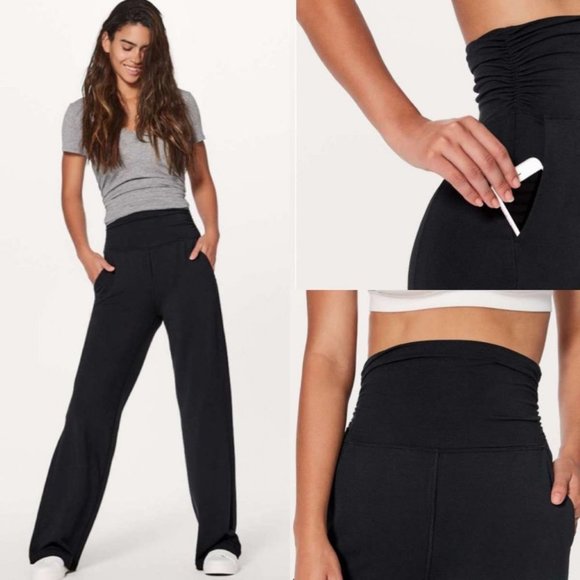 Lululemon Take It Easy High Waist Pants Black 31"